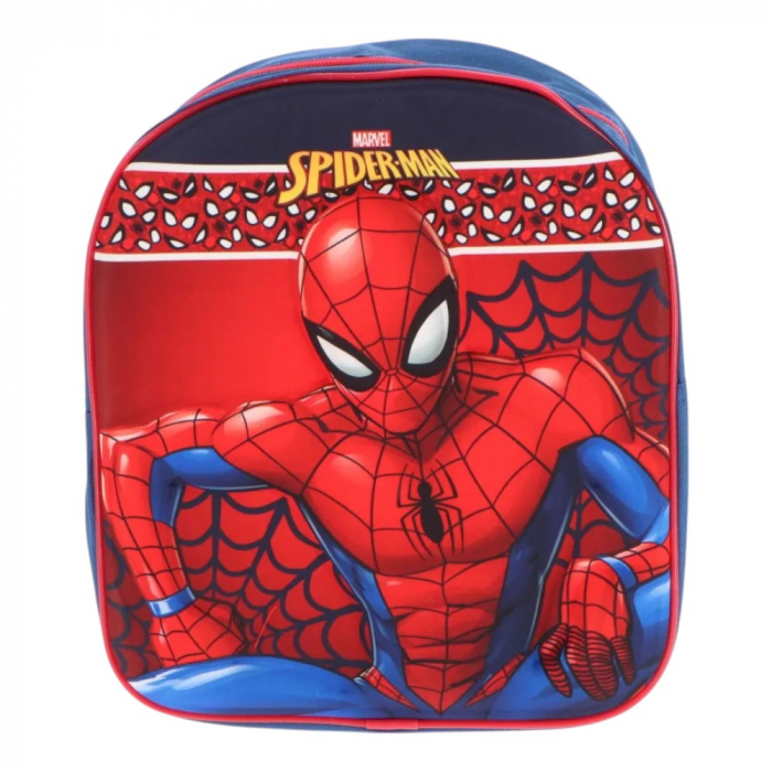 Ghiozdan copii 3D, 30x26x10 cm, multicolor, bretele ajustabile, Spiderman [1]