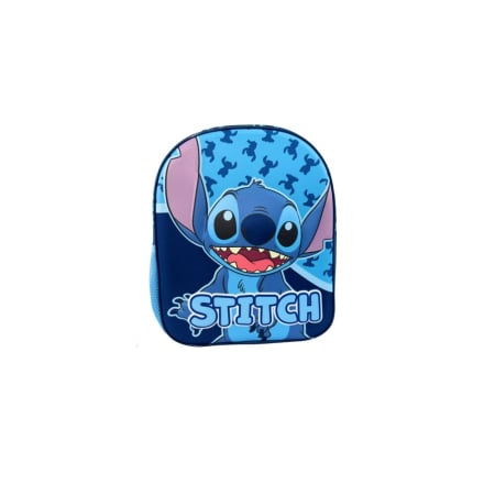 Ghiozdan grădiniță, 3D, 30x24x10 cm, bretele ajustabile și întărite, albastru, Happy, Stitch, Disney [3]