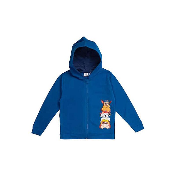 Hanorac copii cu glugă, albastru, 100 % bumbac, Paw Patrol [1]