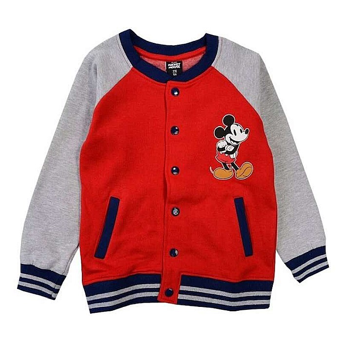 Jachetă tip colegiu pentru fete, roșu, Minnie Mouse, Disney [1]