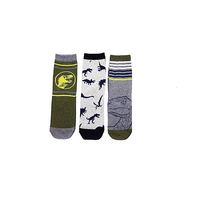 Set 3 perechi șosete copii, multicolor Jurassic World, jw01 [1]