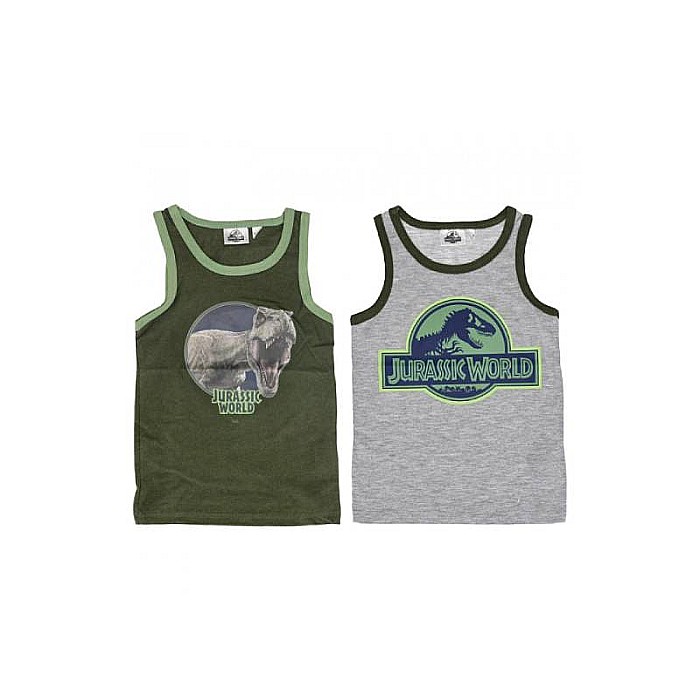 Set 2 maiouri băieți, verde/gri, Jurassic World [1]