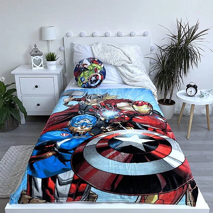Pătură Avengers, 100x150cm, Microflanel, Multicolor [3]