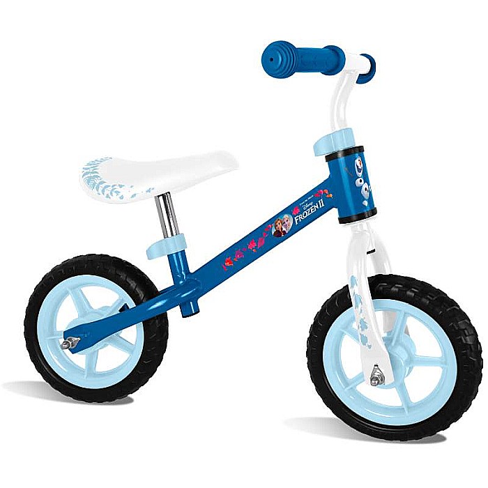 Bicicleta fără pedale pentru copii, multicolor, +2 ani, cadru oțel, șa reglabilă, mânere anti-strivire, Frozen [1]