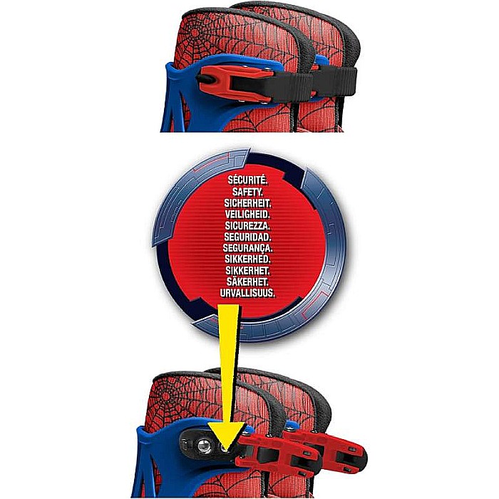Role reglabile 2 în 1 pentru copii, multicolor, mărimea 27-30, Spiderman [4]