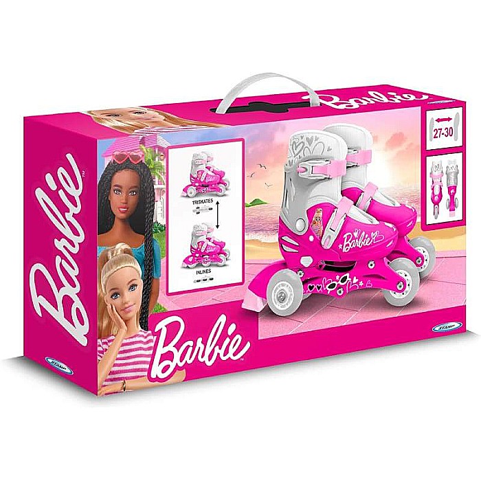 Role reglabile 2 în 1 pentru copii, multicolor, mărimea 27-30, Barbie [4]
