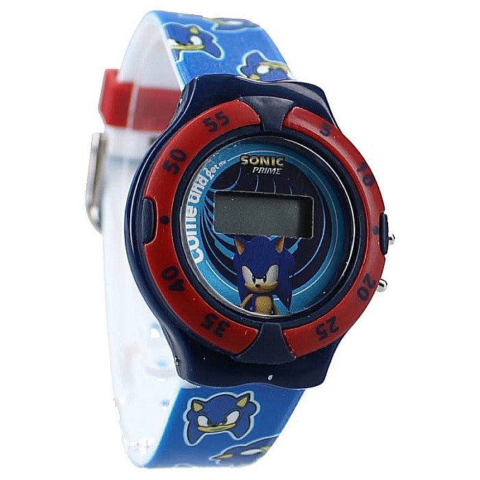 Ceas digital pentru băieți, multicolor, Sonic, Kids Time [1]