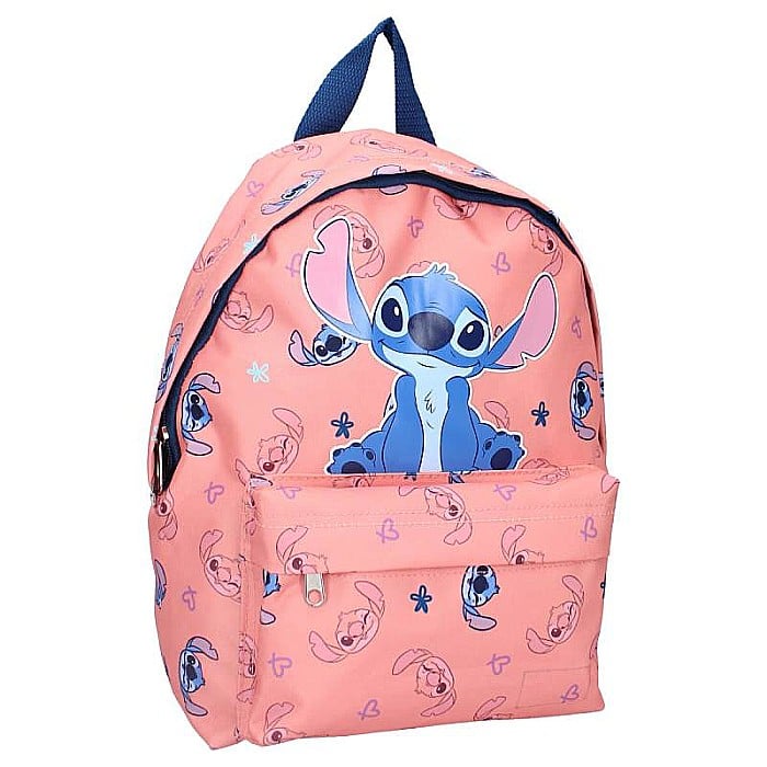 Rucsac cu două compartimente, multicolor, 29x23x9 cm, cu bretele ajustabile și căptușite, Stitch Made For Fun [2]