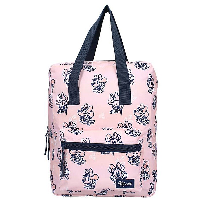 Ghiozdan cu două compartimente, multicolor, 30x23x12 cm, cu bretele ajustabile și căptușite, Minnie Mouse Simply Kind [1]