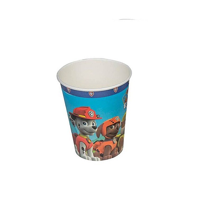 Set 6 pahare carton, multicolor, 250 ml, Paw Patrol [2]