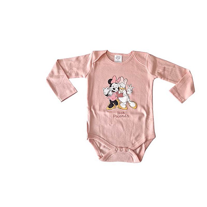 Set două body-uri cu mânecă lungă, multicolor, 100% bumbac, Minnie Mouse [3]
