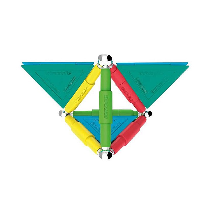 Set Jucării Magnetice pentru construcții, Interactiv, Educațional și Creativ, Dezvoltă Concentrarea și Răbdarea pentru Adulți și Copii 3+ ani, 20 piese, Supermag [5]