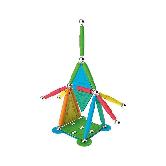 Set Jucării Magnetice pentru construcții, Interactiv, Educațional și Creativ, Dezvoltă Concentrarea și Răbdarea pentru Adulți și Copii 3+ ani, 50 piese, Supermag [3]