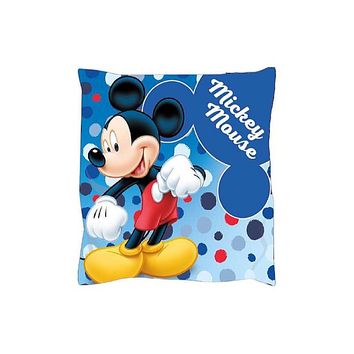 Pernă multicolor cu două fețe, 40x40 cm, Mickey Mouse [1]