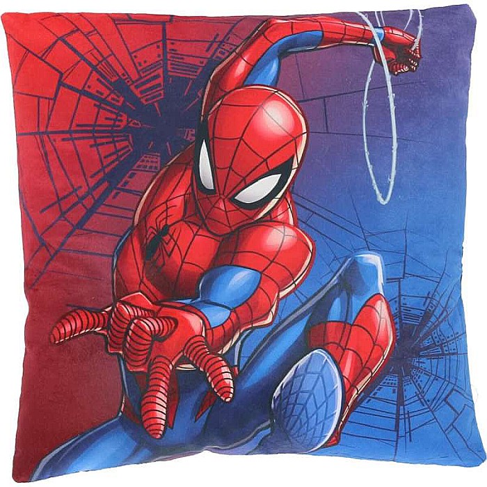 Pernă multicolor cu două fețe, 40x40 cm, Fight, Spiderman [2]