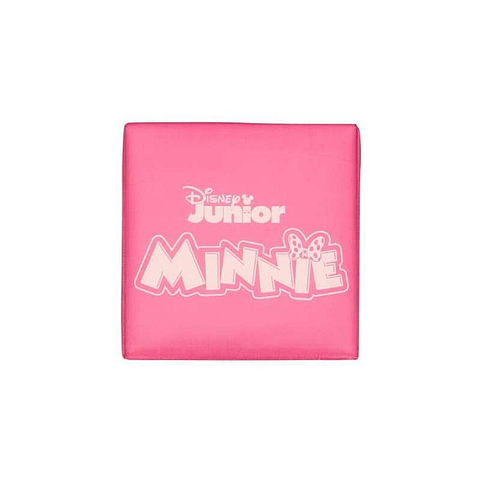 Taburet Pliabil cu Spațiu de Depozitare, Tip Cutie, Roz, Sarcină Maximă 80 kg, 30x30x30 cm, Minnie Mouse [3]