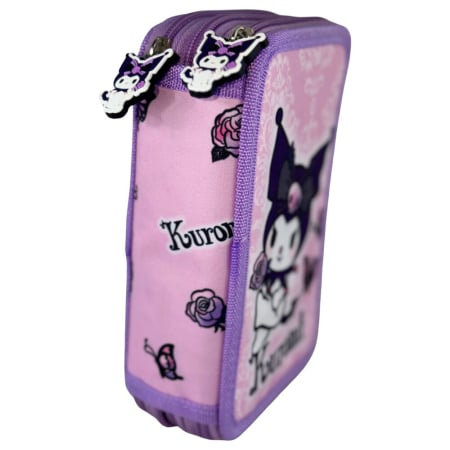 Penar cu 3 compartimente, echipat, 42 piese, multicolor, Happy, Kuromi [2]