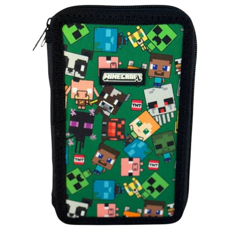 Penar cu 3 compartimente, echipat, 42 piese, multicolor, Happy, Minecraft [2]