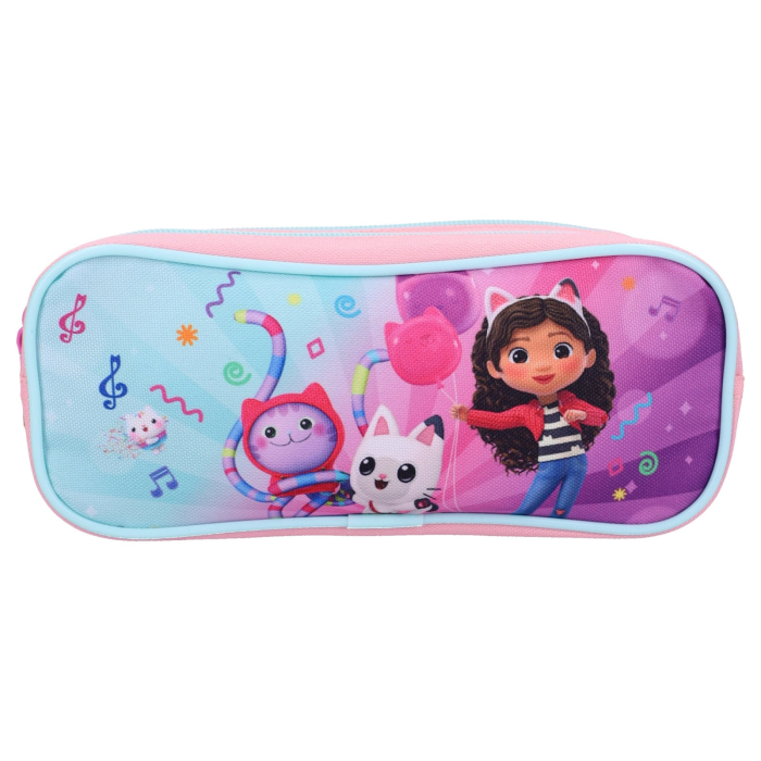 Penar cu două compartimente 22x9x9 cm, multicolor, Happy, Gabby's Dollhouse [2]