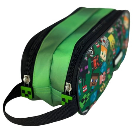 Penar cu două compartimente 23x10x6 cm, multicolor, Happy, Minecraft [2]