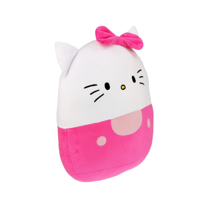 Pernă din pluș super moale, squishy, pentru copii, roz, 32 cm, Happy, Hello Kitty [3]