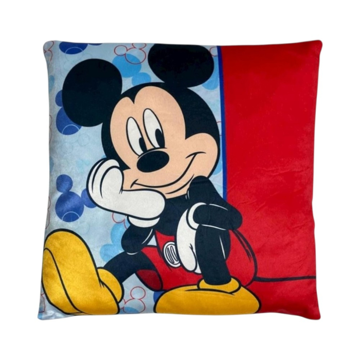Pernă multicolor cu două fețe, 40x40 cm, Happy, Mickey Mouse [1]
