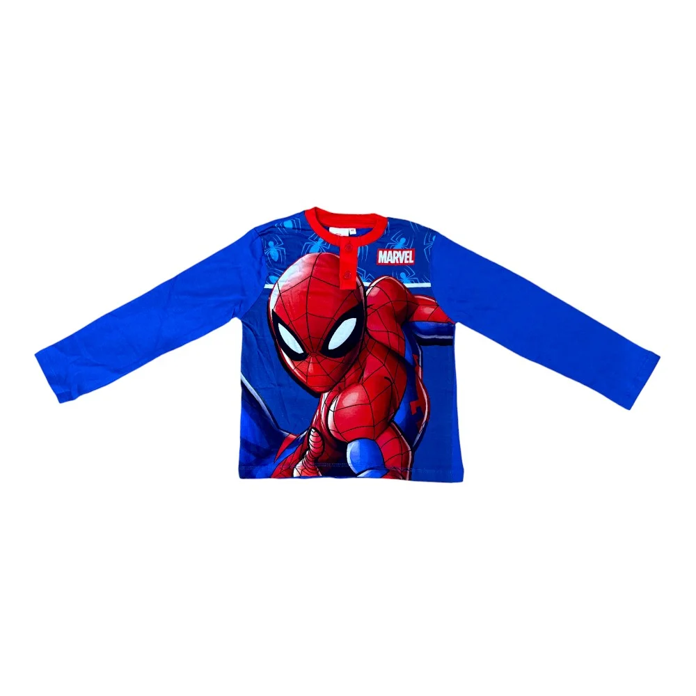 Pijamale copii, 100% bumbac, albastru, Hero, Spiderman, Marvel [2]