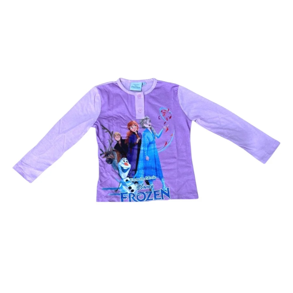 Pijamale copii, 100% bumbac, mov, Hero, Frozen [2]