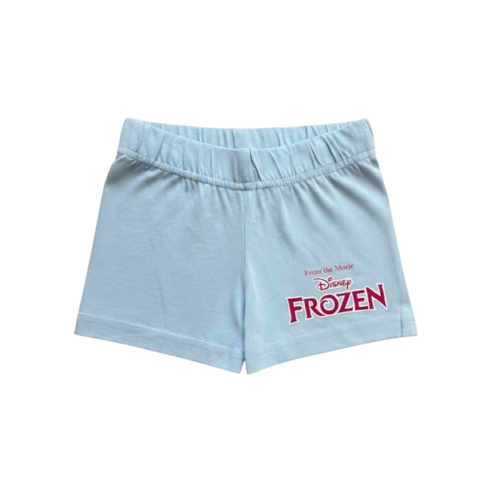 Pijamale copii, mânecă scurtă, 100% bumbac, albastru, Hero, Frozen [3]