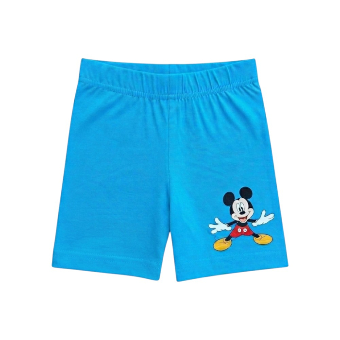 Pijamale copii, mânecă scurtă, 100% bumbac, albastru, Hero, Mickey Mouse [3]