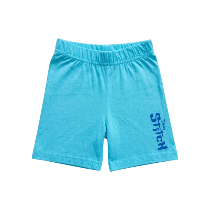 Pijamale copii, mânecă scurtă, 100% bumbac, albastru, Hero, Stitch [3]