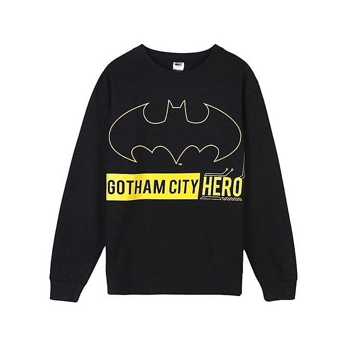 Bluză de trening cu model grafic, negru, Batman [1]