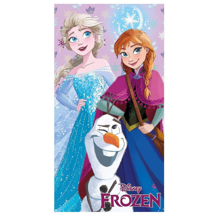 Prosop de baie pentru copii, multicolor, 70x140 cm, So fun, Frozen [1]