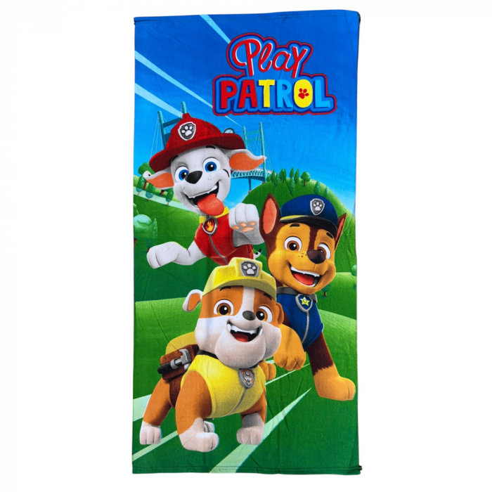 Prosop de baie pentru copii, multicolor, 70x140 cm, So fun, Play, Paw Patrol [1]