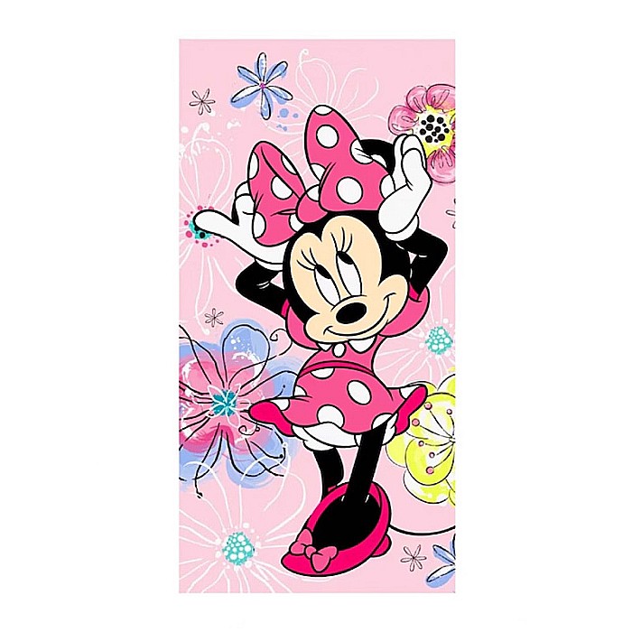 Prosop, 100% bumbac, multicolor, 100x140 cm, Minnie Mouse [1]