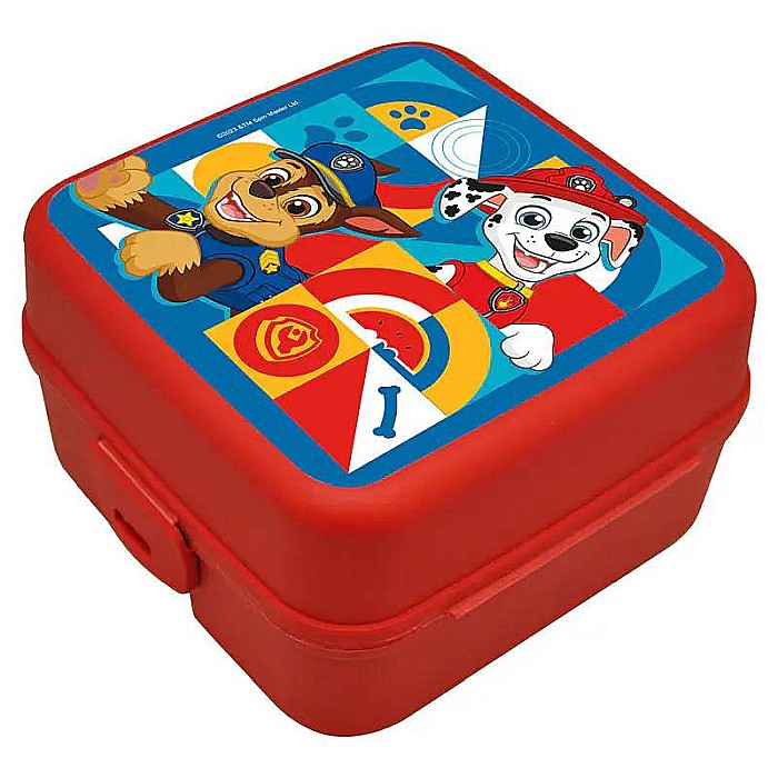 Cutie sandviș Paw Patrol, multicompartimentată, 14x14x8 cm [1]