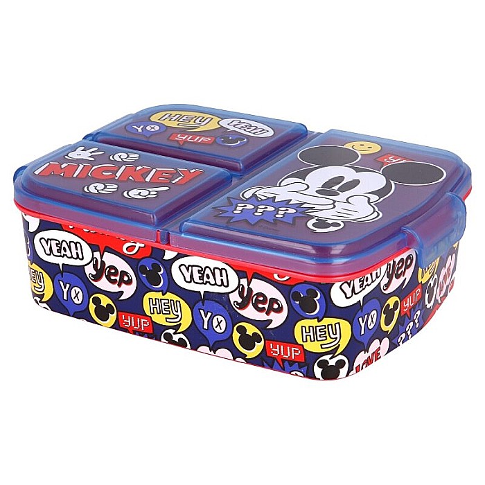 Cutie pentru prânz, multicolor, fără BPA, Mickey Mouse, 1205 [1]