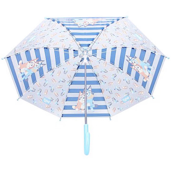 Umbrelă de ploaie manuală pentru copii, Bluey Jump Into Fun, diametru 71 cm Transparent [2]