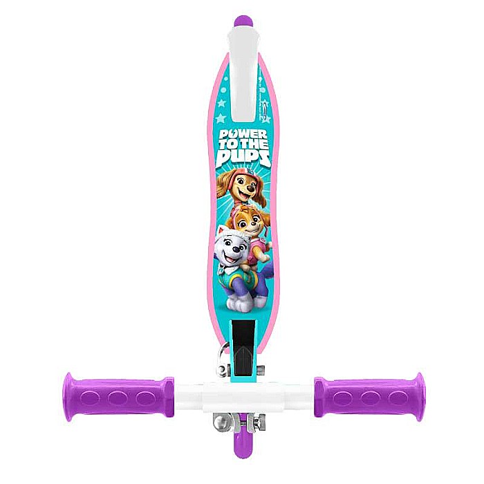 Trotinetă pliabilă cu 2 roți 3 ani +, sarcina maximă 50 kg, rulmenți ABEC 5, multicolor, ghidon ajustabil, mânere pliabile, platforma antiderapantă, frână posterioară cu piciorul, Paw Patrol [3]