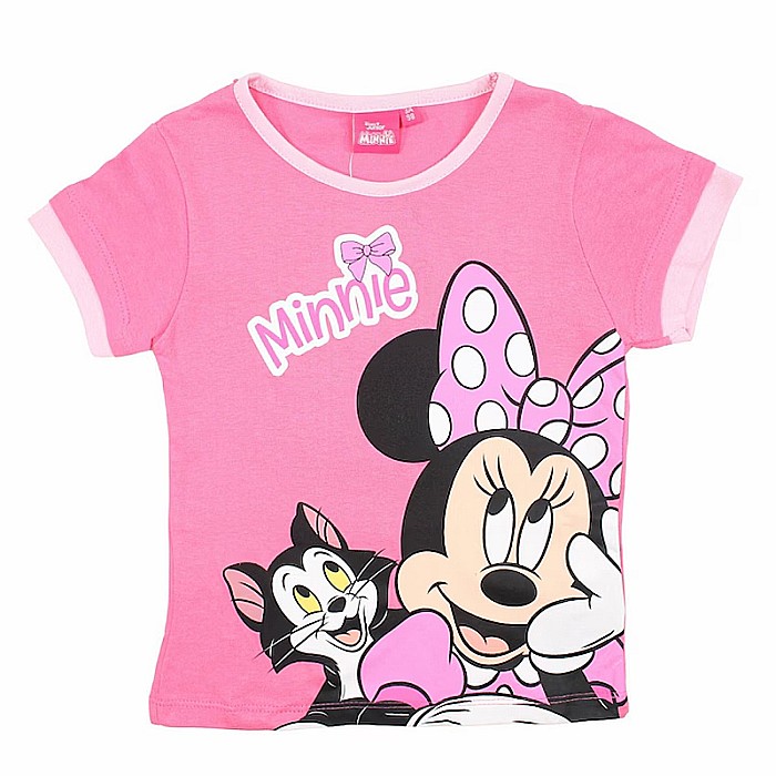 Tricou copii, 100% bumbac, multicolor, Cat, Minnie Mouse [1]