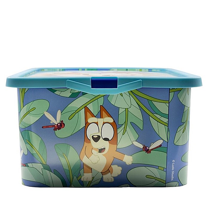 Cutie depozitare jucării, Bluey, 15x38,7x28,7 cm, 13 l, Albastru [1]