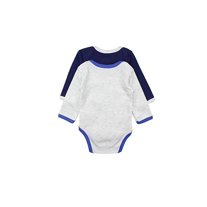 Set două body-uri copii, 100% bumbac, gri/albastru, East London, Lee Cooper [3]