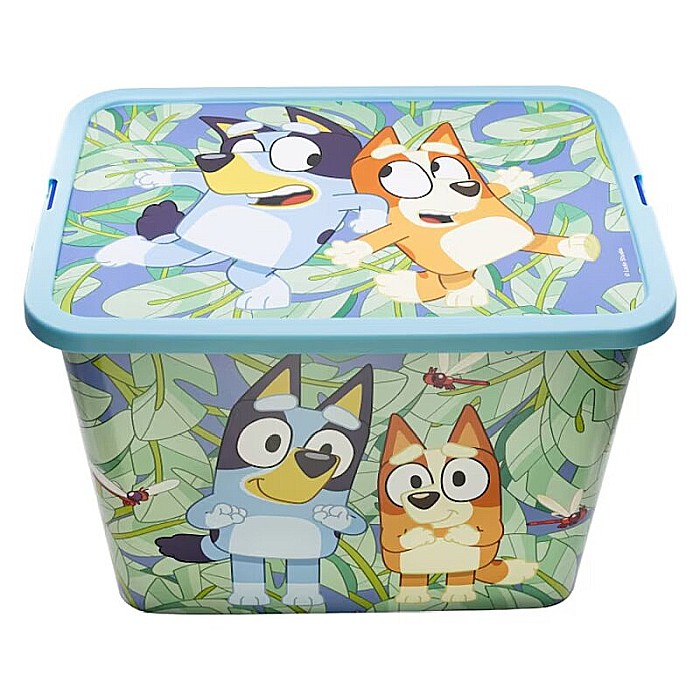 Cutie depozitare jucării, Bluey, 8,5x19,2x28,7 cm, 23 l, Albastru [1]