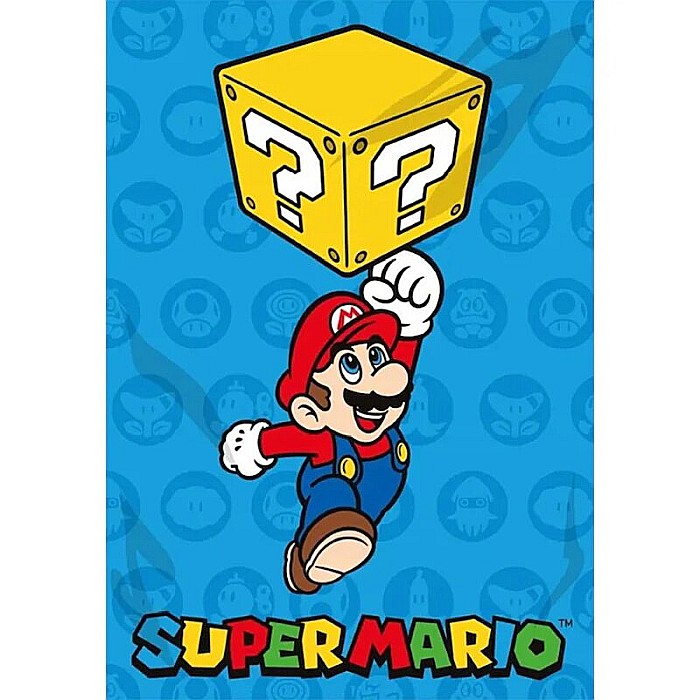Pătură polar, multicolor, 140x100 cm, Super Mario [1]