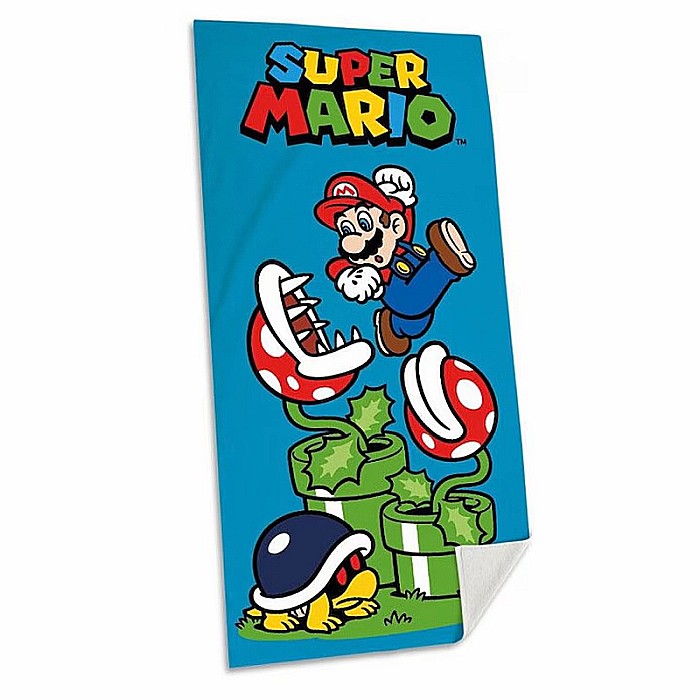 Prosop Super Mario Bros, 140x70cm, Multicolor, 100% bumbac [1]