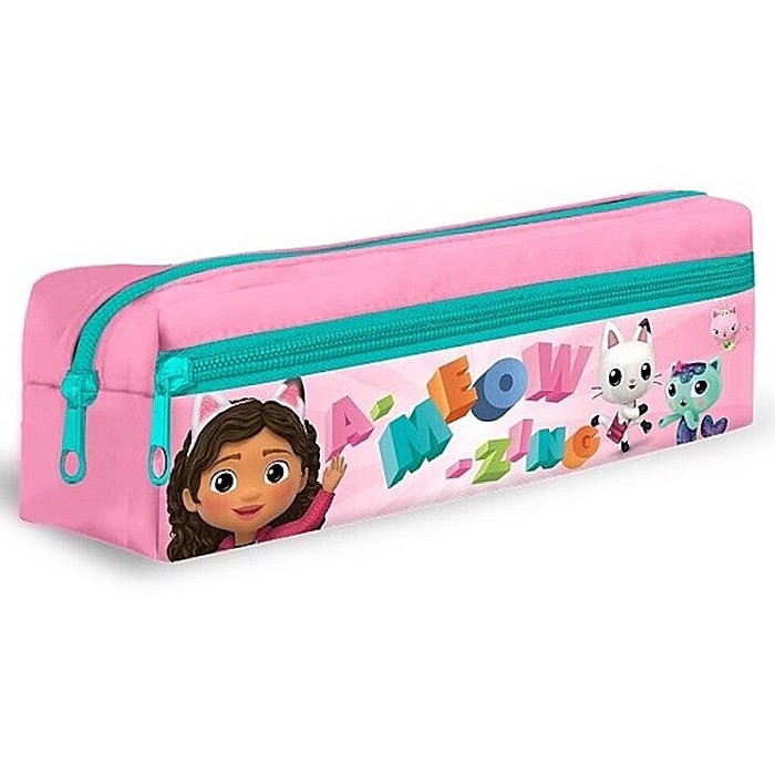Penar dublu compartimentat Gabby's Dollhouse, Euroswan, poliester, 22x6.5x5.5cm [1]