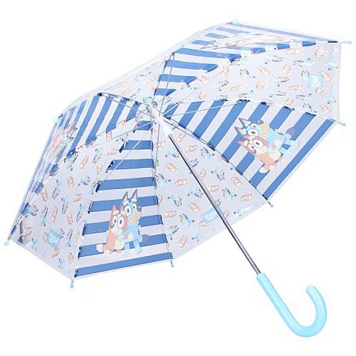 Umbrelă de ploaie manuală pentru copii, Bluey Jump Into Fun, diametru 71 cm Transparent [3]