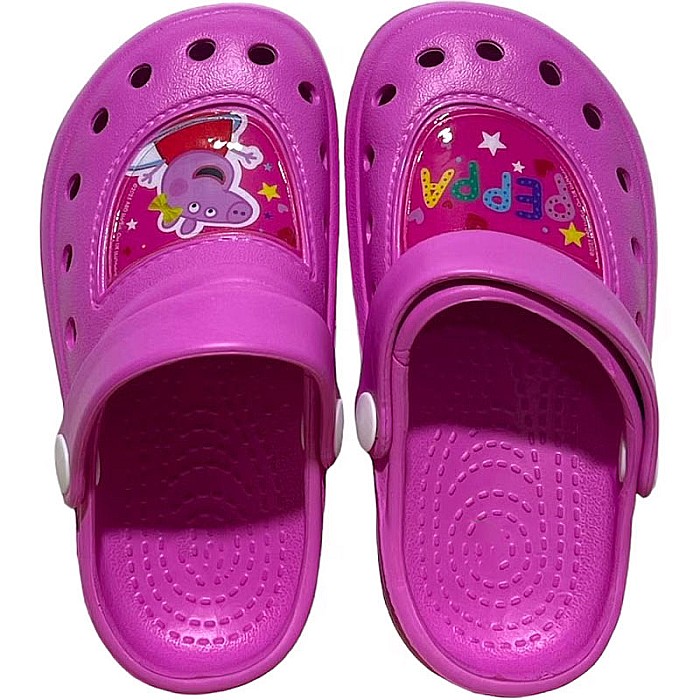 Saboți pentru copii cu talpă antiderapantă, mov, Peppa Pig [1]