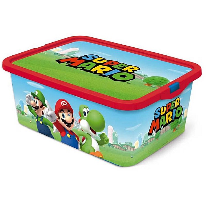 Cutie de depozitare, Super Mario, Plastic, 13l, Multicolor [1]