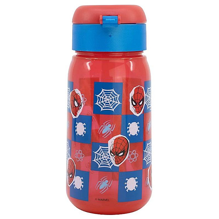 Sticlă apă copii Spiderman Arachind Grid, plastic, 510 ml Transparent [2]